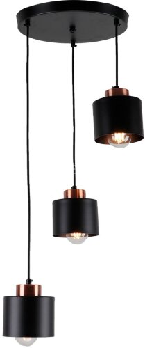 Подвесной светильник Imex MD.8826-3-P BK+AB