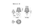 Бра MyFar MR1316-1W