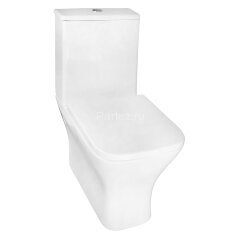 Унитаз-компакт Azario Blaise 385х615х801 напольный, безободковый с быстросъемным сиденьем микролифт