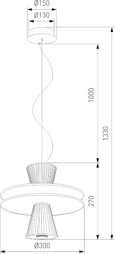 Подвесной светильник Eurosvet 40028/1 LED белый