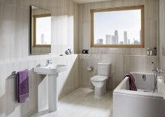 Раковина Roca DEBBA 550x440х170 мм, уст.компл., белая (7.3279.9.500.Y)