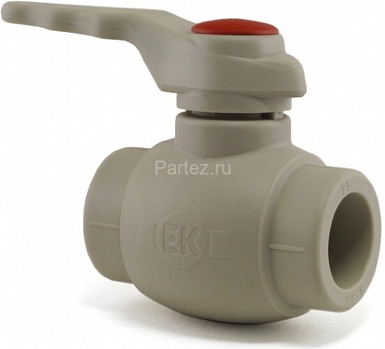Кран шаровой PPR D50 Ekoplastik