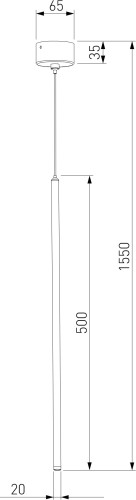 Подвесной светильник Elektrostandard 50263 LED