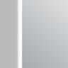 Зеркало AZARIO Glory 600х800 с подсветкой, сенсорный выключатель с функцией диммера (AZ-Z-017CS)