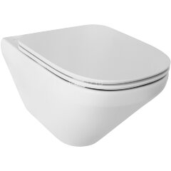 Унитаз c инсталляцией Jacob Delafon MODERN LIFE сиденье микролифт, клавиша хром (E21773RU-00)