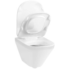 Унитаз c инсталляцией Jacob Delafon MODERN LIFE сиденье микролифт, клавиша хром (E21773RU-00)
