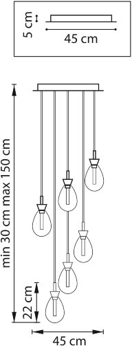 Потолочная люстра Lightstar 805169