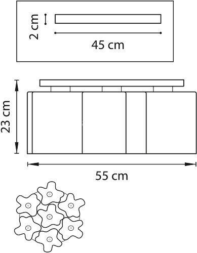 Потолочная люстра Lightstar 802073