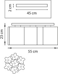 Потолочная люстра Lightstar 802073