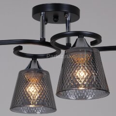 Потолочная люстра Reluce 06089-0.3-04 BK+CR