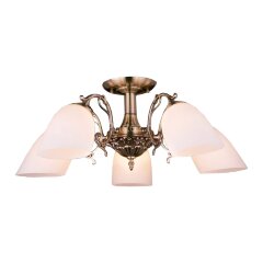 Потолочная люстра Eurosvet 22010/5 античная бронза