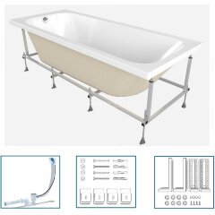 Монтажный комплект для ванны Santek Ламма 150х70 белый (1WH501748)
