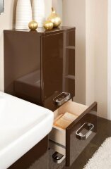 Пенал подвесной AQUATON Америна белый (1A137803AM010)