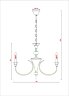 Подвесная люстра Arte Lamp A4094LM-6WH