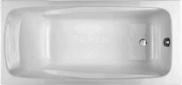 Ванна чугунная Jacob Delafon REPOS 170х80 с антискользящим покрытием, без отверстий для ручек (E2918