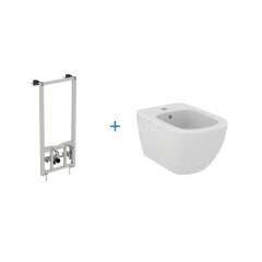 Промо-набор 2 в 1 Ideal Standard. Рама для монтажа ProSys R016267 + Подвесное биде TESI T355201