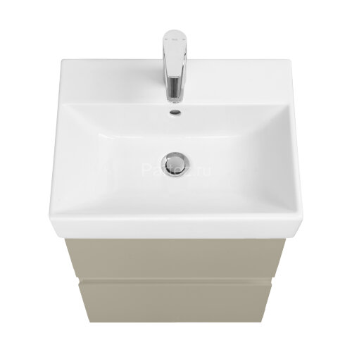 Комплект Roca OLETA модуль для раковины 500 мм, 460х374х548, с 2 ящиками + раковина мебельная PURE 5