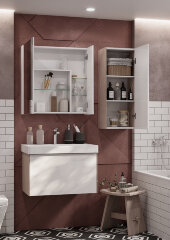 Зеркало-шкаф AQUATON Асти 50 белый (1A263302AX010)