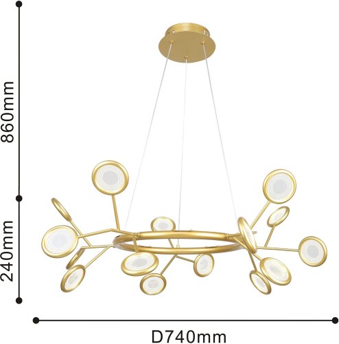 Подвесная люстра F-Promo 4253-15P