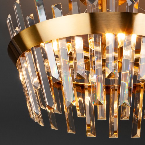 Потолочная люстра Eurosvet 10111/5 золотая бронза