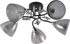 Потолочная люстра Reluce 01525-0.3-05 BK+CR