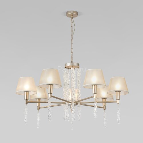 Подвесная люстра Eurosvet 60148/7 матовое золото