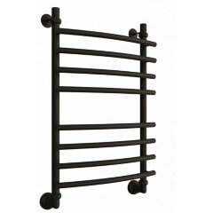 Полотенцесушитель водяной ДВИН R Primo 80/50 1"-3/4"-1/2" К3 Чёрный матовый (4627159981804)