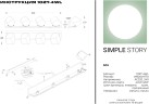 Бра Simple Story 1027-4WL