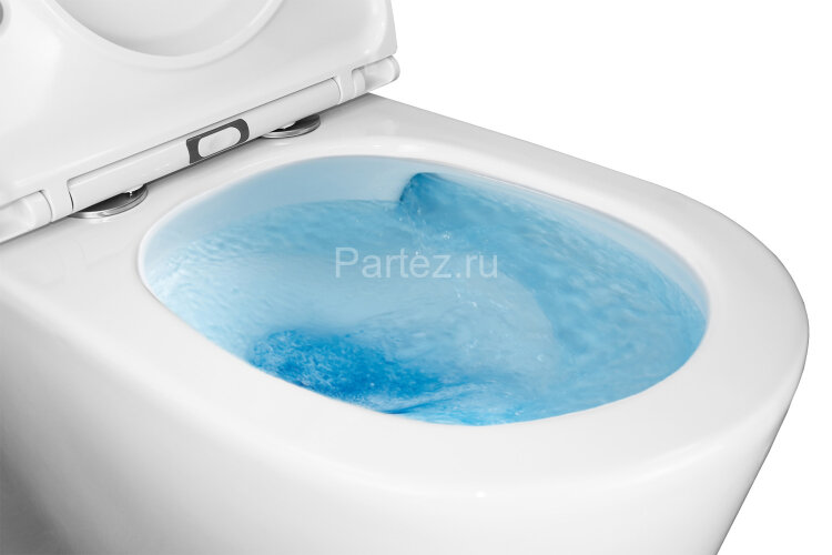 Унитаз-компакт Azario Conto 360х630х820 напольный, безободковый, слив "Торнадо", с быстросъемным сид