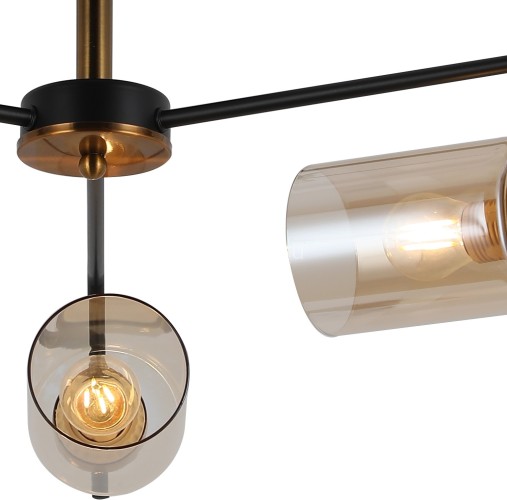 Потолочная люстра ILLUMICO IL8248-3COU-79 BK GD