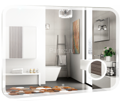 Зеркало Azario Эльза 1000х800 c подсветкой и диммером, сенсорный выключатель (ФР-00002155)