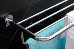 Полка для полотенец Fixsen Kvadro, хром (FX-61315)