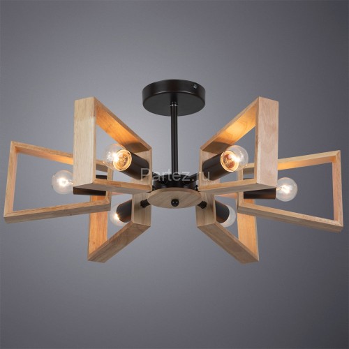Потолочная люстра Arte Lamp A8030PL-6BK