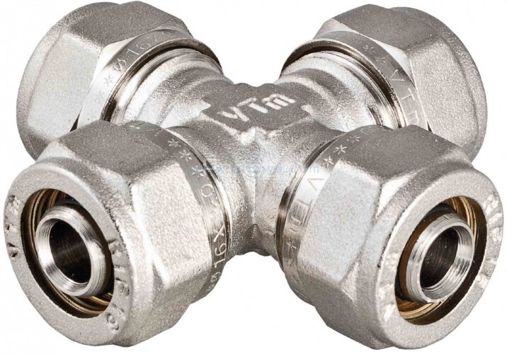 Крестовина обжимная D20 Valtec
