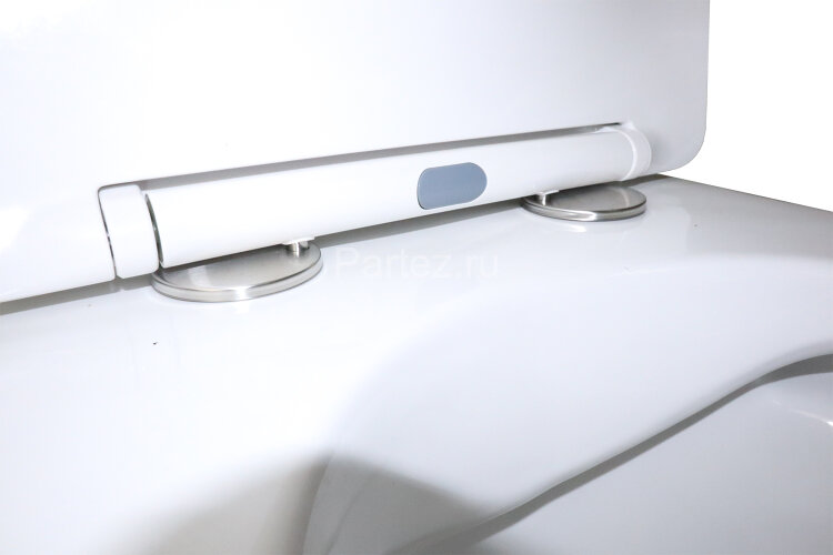 Унитаз-моноблок AZARIO GRESSA 705х370х760 напольный, безободковый, в комплекте с сиденьем дюропласт 