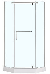 Душевое ограждение Loranto B 90х90х200, с низким поддоном 13 см. (CS-816S)