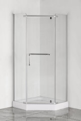 Душевое ограждение Loranto B 90х90х200, с низким поддоном 13 см. (CS-816S)