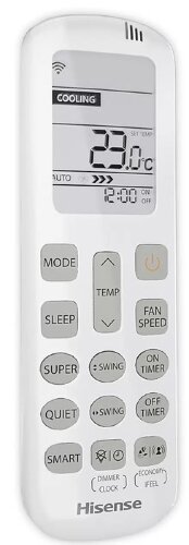 Инверторная сплит-система Hisense ZOOM DC Inverter 2023 AS-09UW4RYRKB05 (комплект)