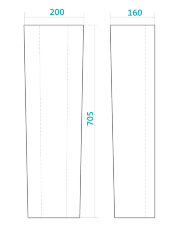 Пьедестал для раковины Santek &quot;БСК&quot; белый (1.WH11.0.591)