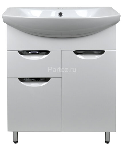 Комплект тумба напольная Стиль- 70/1 700х850х315 с раковиной Балтика 70 (CS00068935)