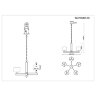Подвесная люстра Evoluce SLE105803-05