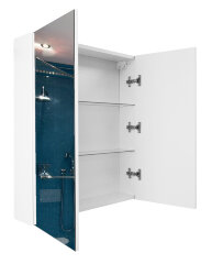 Зеркало-шкаф Loranto Аврора 60 600х135х700 белый (CS00085750)