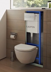 ПЭК Laufen PRO подвесной унитаз Rimless с инсталляций, кнопкой и сидением