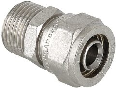 Муфта обжимная с наружней резьбой 20х1/2" VALTEC