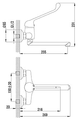 Смеситель Lemark Project LM4611C для кухни