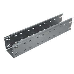 Лоток листовой перфорированный 100х100 L3000 сталь 0.7мм &quot;БЫСТРЫЙ МОНТАЖ ПЛЮС&quot; LPplus100-100-0.7-300