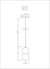 Подвесной светильник Divinare 5407/33 SP-1