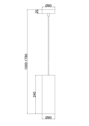 Подвесной светильник Maytoni P011PL-01CH