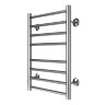 Полотенцесушитель водяной AZARIO PARMA 400/600 8 секций, нижнее/диагональное подключение, 1/2", хром