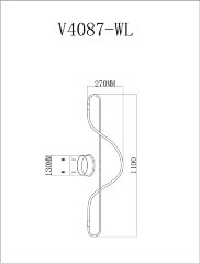 Бра Moderli V4087-WL